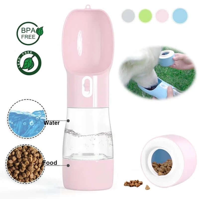 Portable Dog Water Bottle Feeder